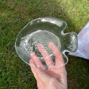 Glass Fish-Shaped Plate